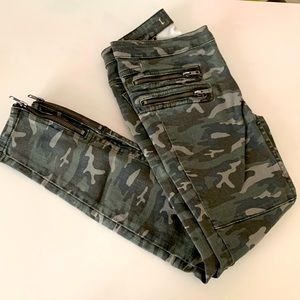 Free People Lennon Printed Denim Skinny